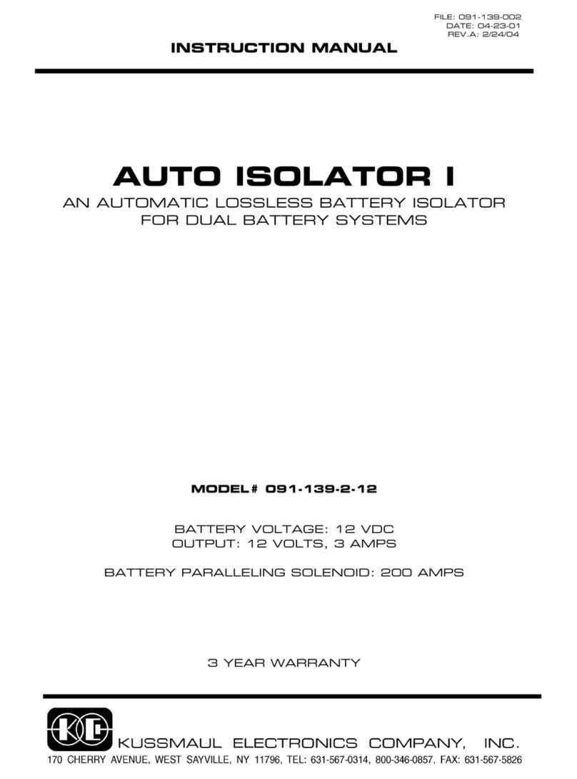 KUSSMAUL 091-139-2-12 instruction manual