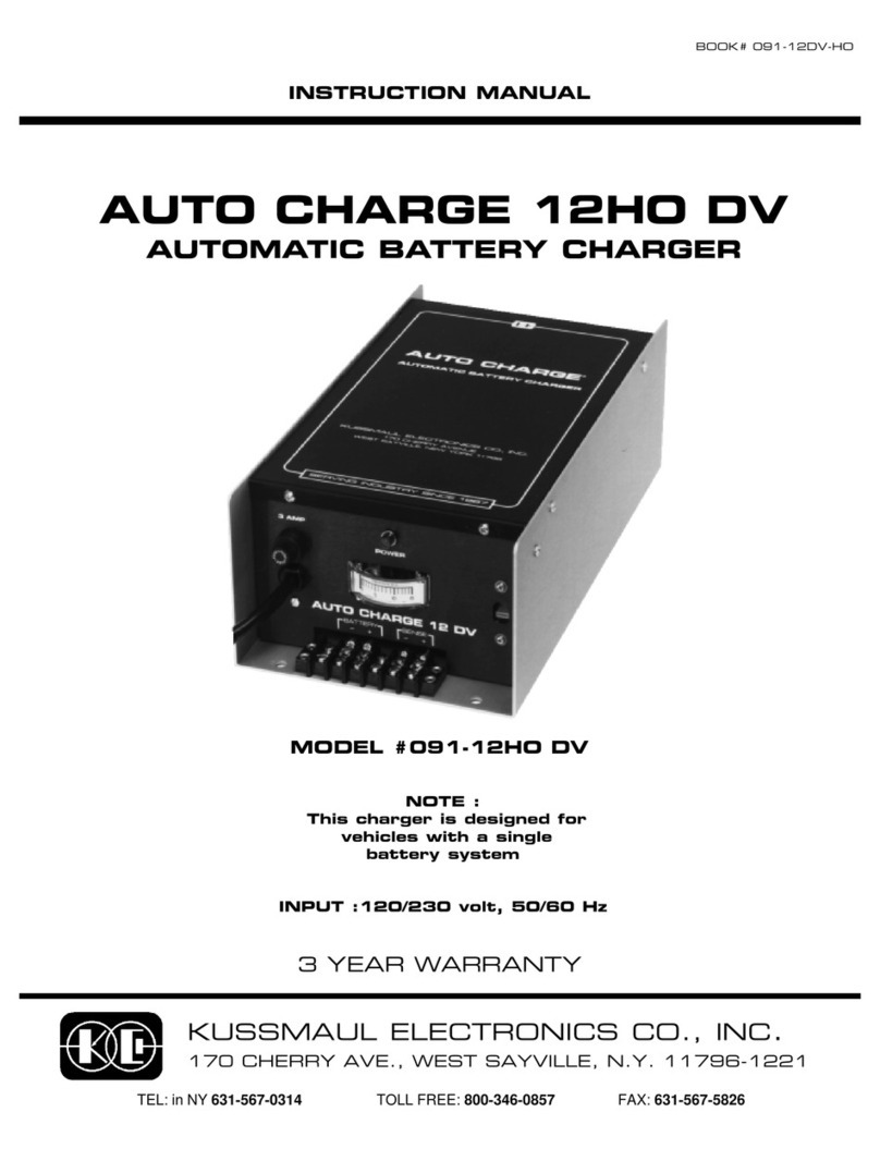 KUSSMAUL 091-12HO-DV instruction manual