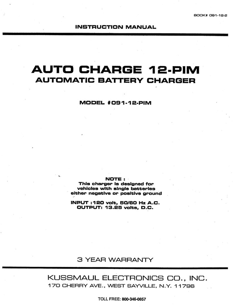 KUSSMAUL 091-12-PIM instruction manual