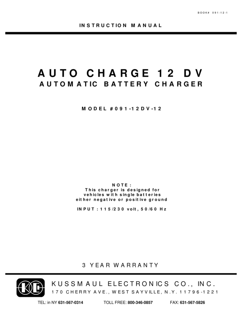 KUSSMAUL 091-12DV User manual