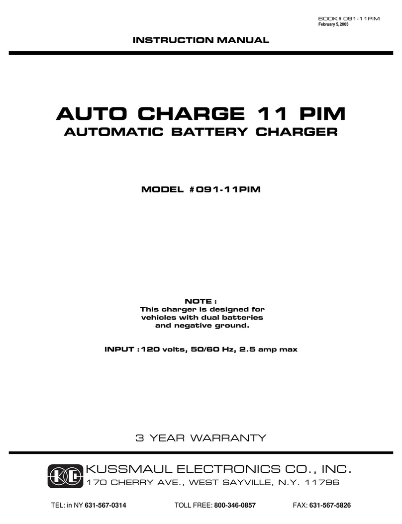 KUSSMAUL 091-11PIM instruction manual
