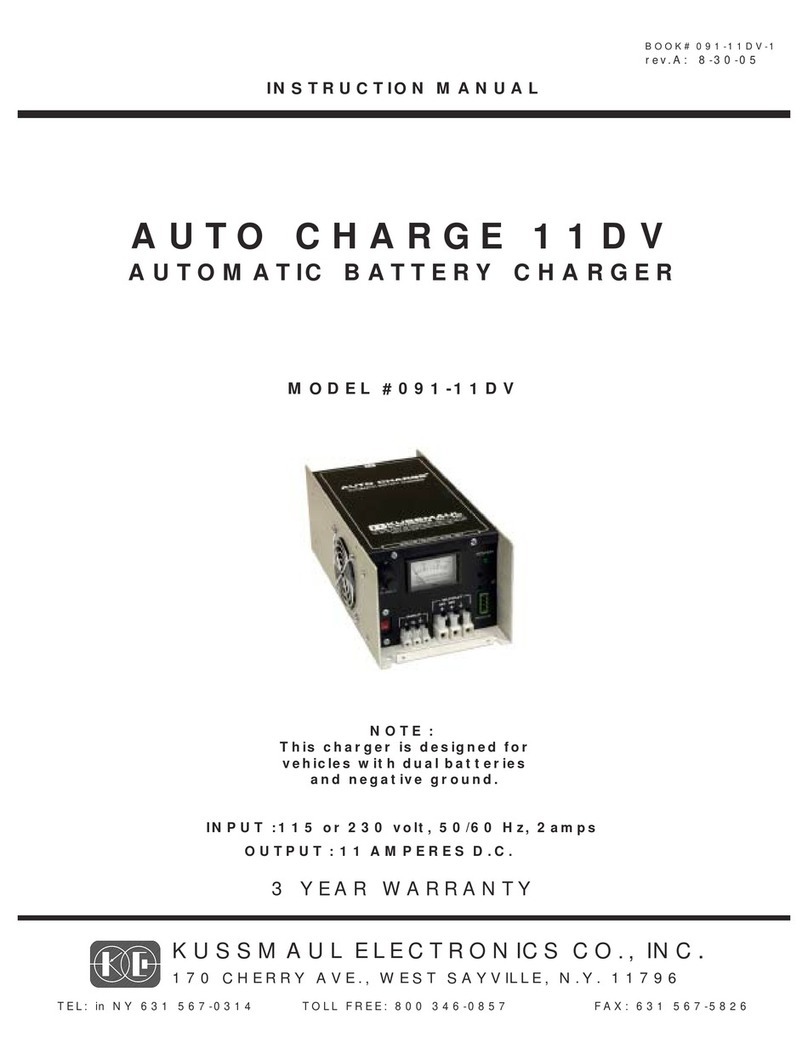 KUSSMAUL 091-11DV User manual