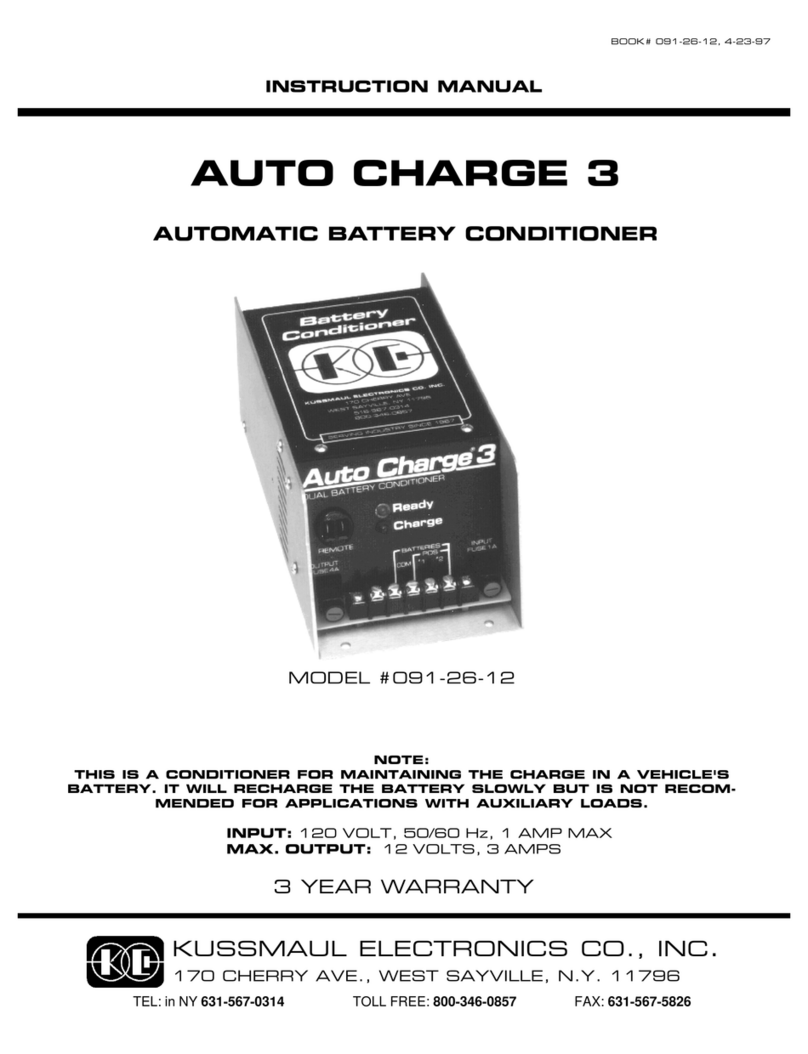KUSSMAUL 091-26 instruction manual