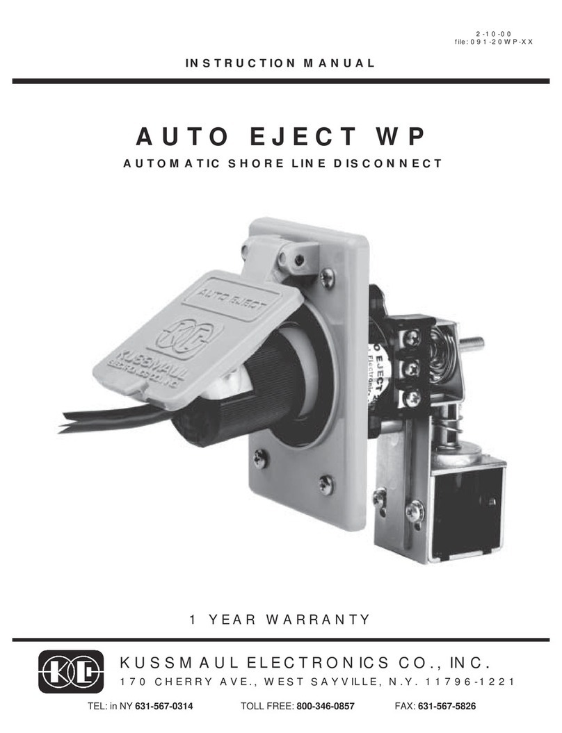 KUSSMAUL 091-20WP instruction manual