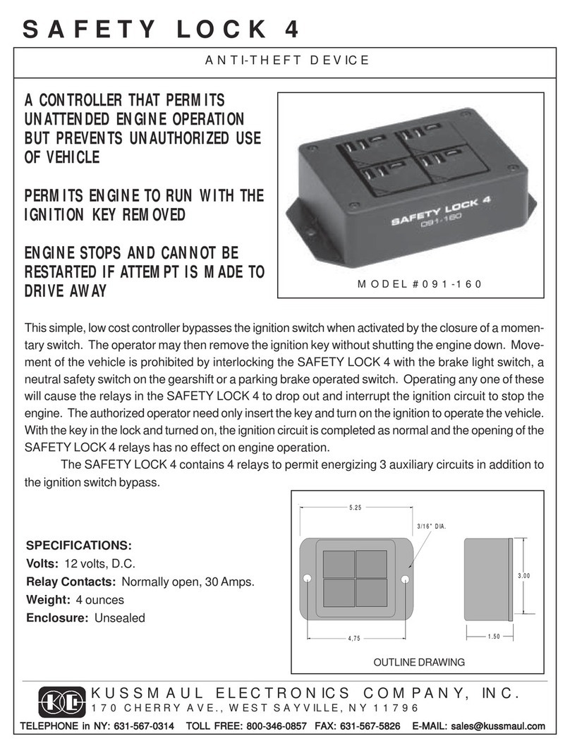 KUSSMAUL 091-160 Operating instructions