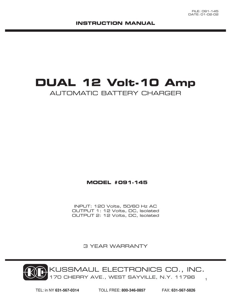 KUSSMAUL 091-145 instruction manual
