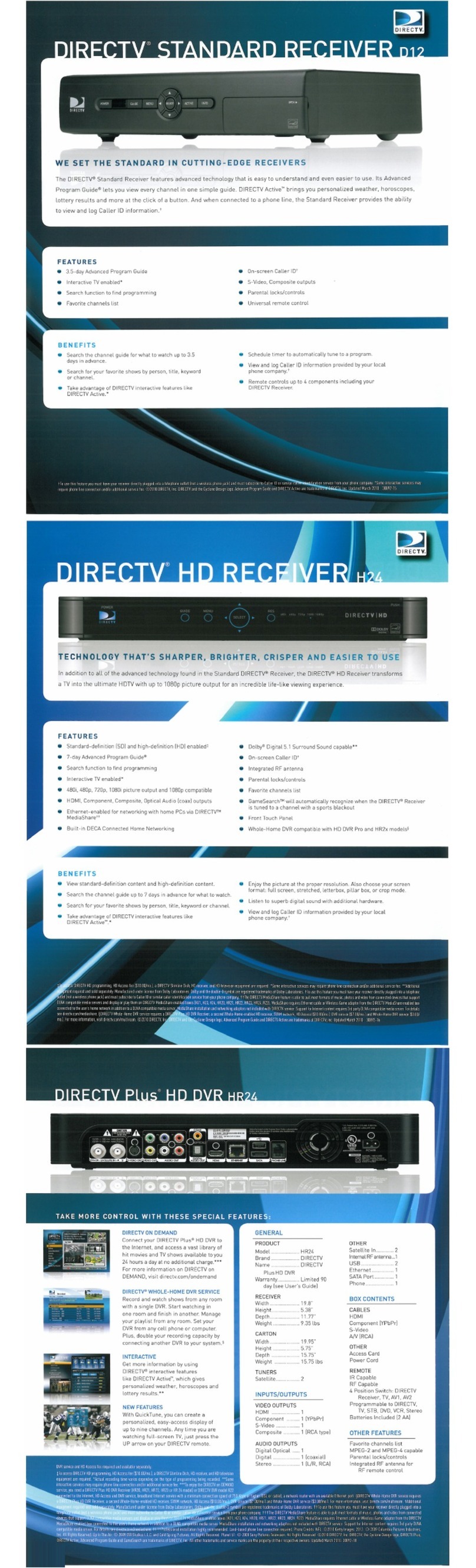 DirecTV D12 User manual DirecTV D12 User manual