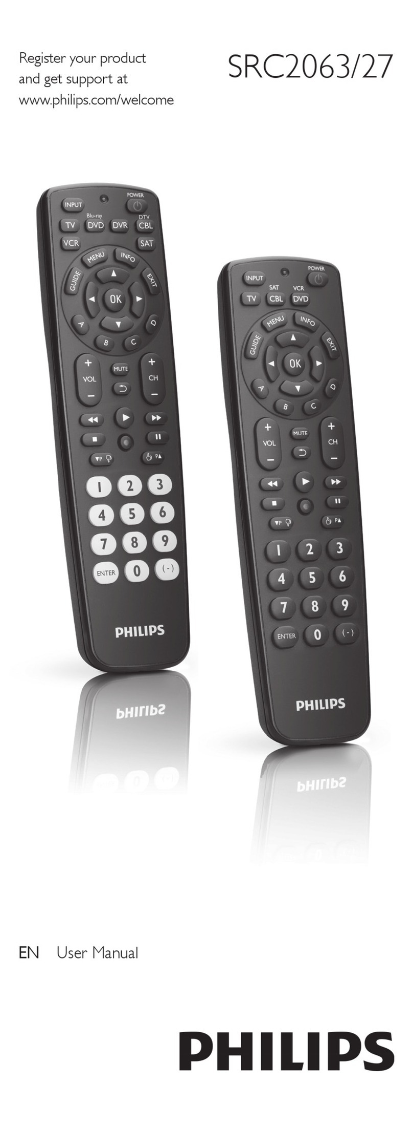 Philips SRC2063 User manual
