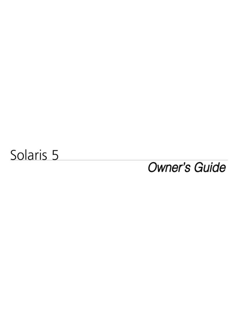Clifford SOLARIS 5 User manual