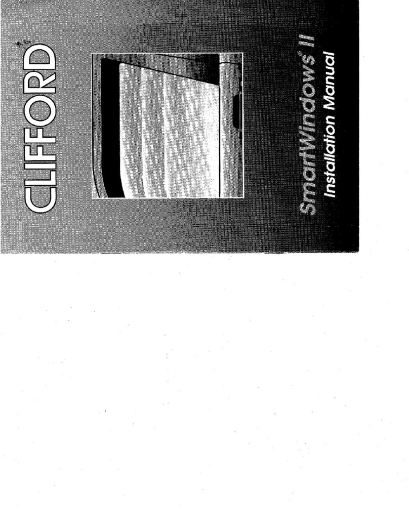 Clifford SMARTWINDOWS 2 installation manual