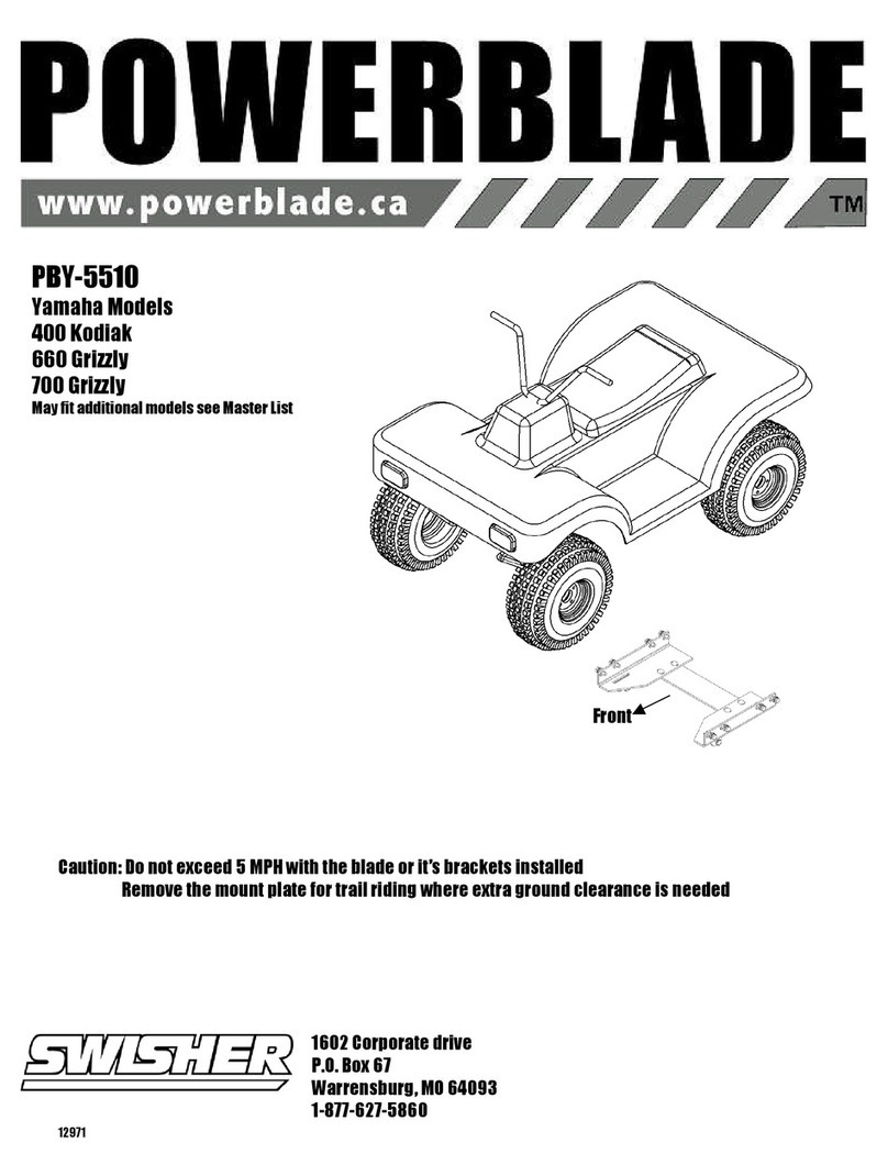 Swisher PowerBlade PBY-5510 User manual