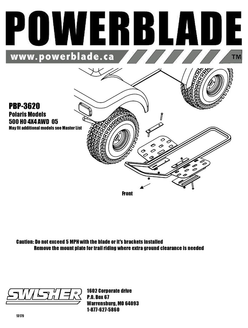 Swisher PowerBlade PBP-3620 Assembly instructions
