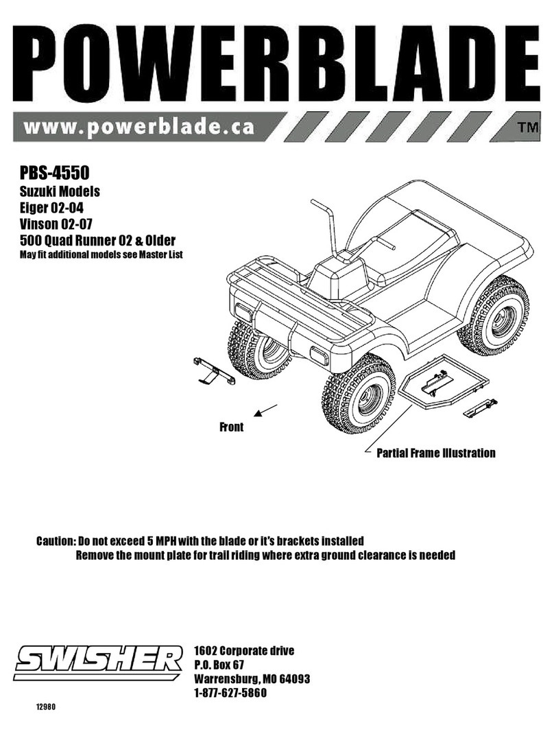 Swisher PowerBlade PBS-4550 User manual