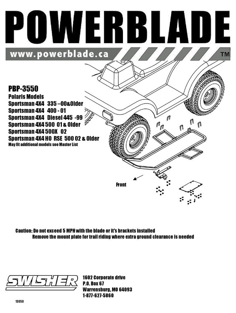 Swisher PowerBlade PBP-3550 User manual