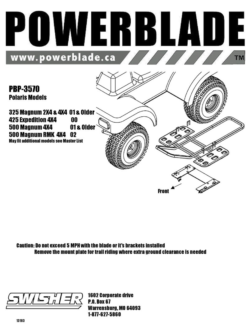 Swisher PowerBlade PBP-3570 Assembly instructions