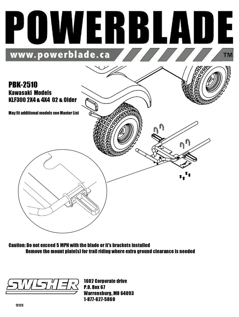 Swisher PowerBlade PBK-2510 User manual