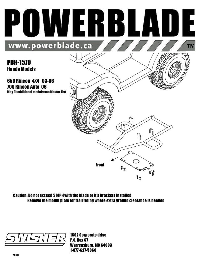 Swisher PowerBlade PBH-1570 User manual