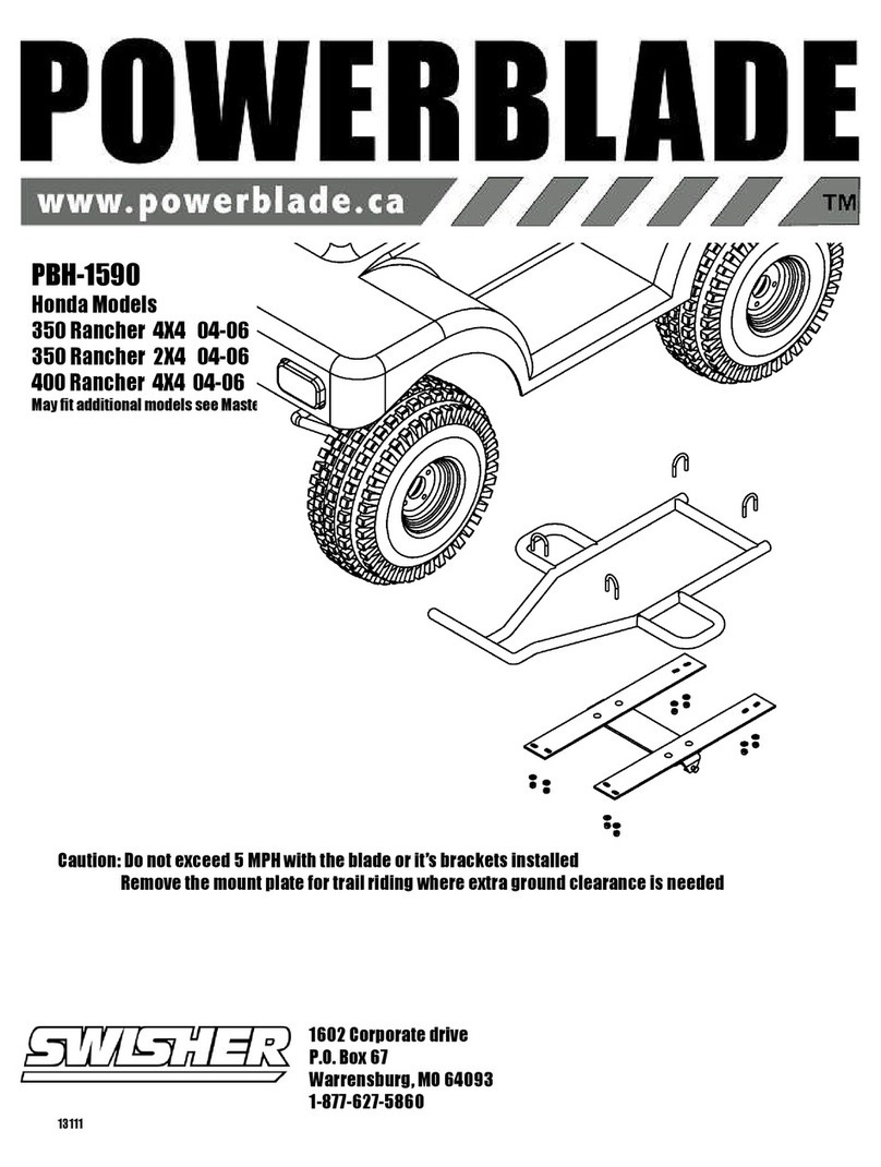 Swisher PowerBlade PBH-1590 Assembly instructions