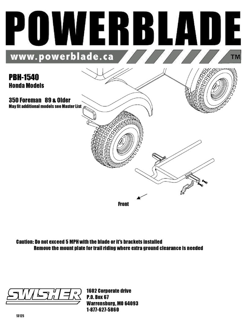 Swisher PowerBlade PBH-1540 Assembly instructions