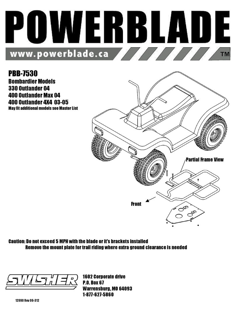 Swisher PowerBlade PBB-7530 User manual