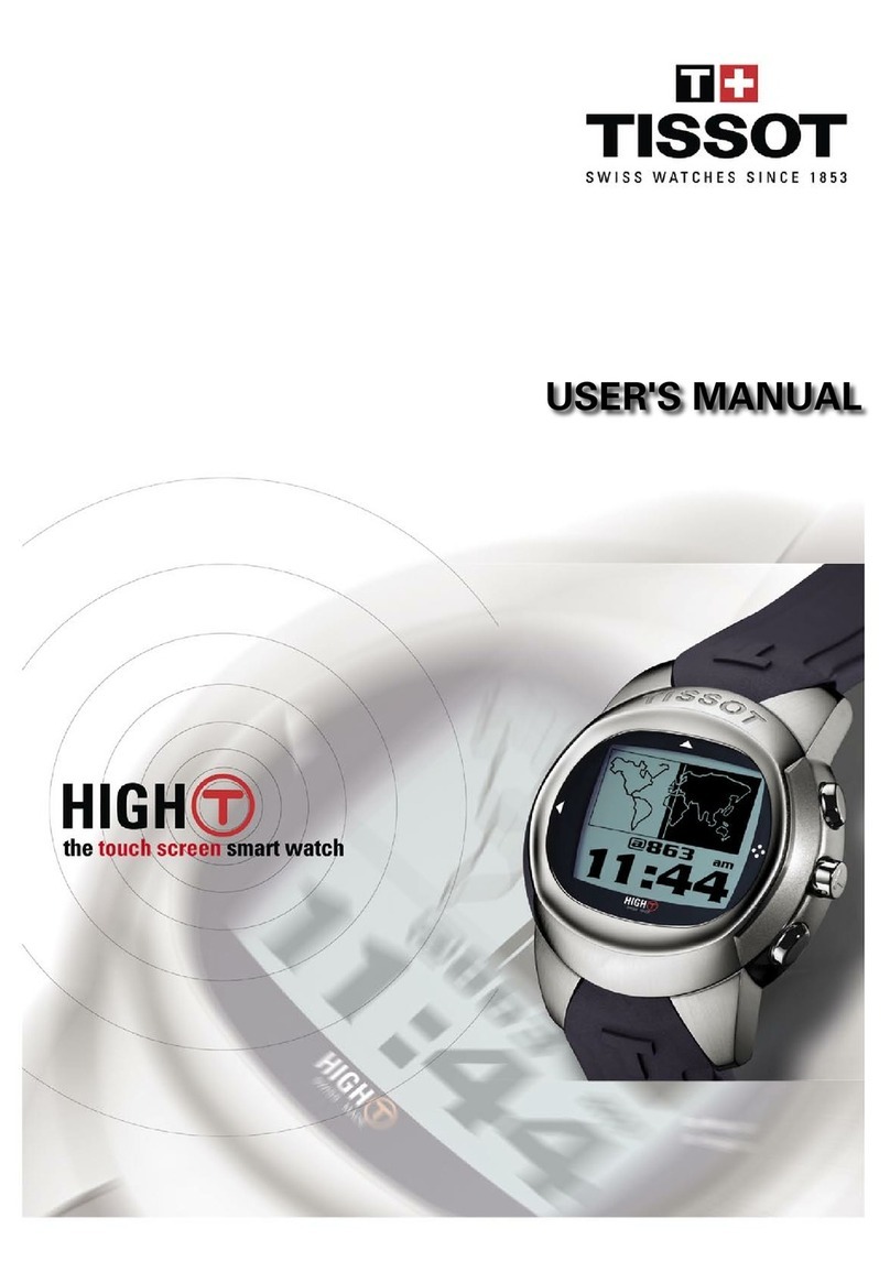Tissot HIGH T user manual