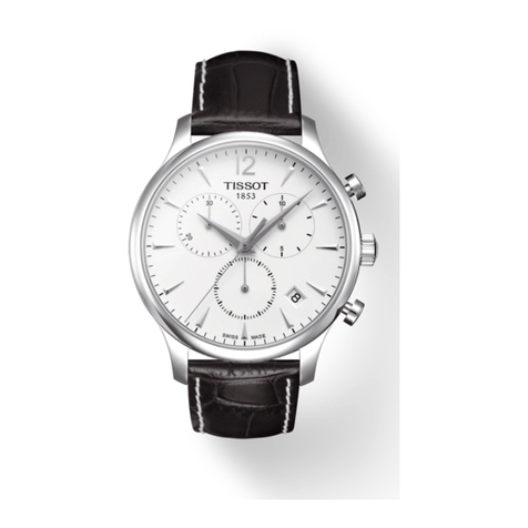 Tissot CHRONOGRAPH WITH ALARM user manual