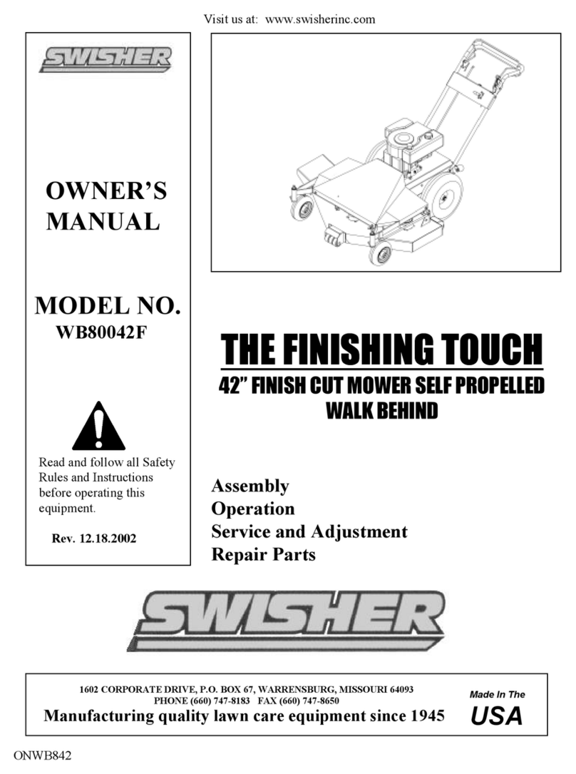 Swisher WB80042F User manual