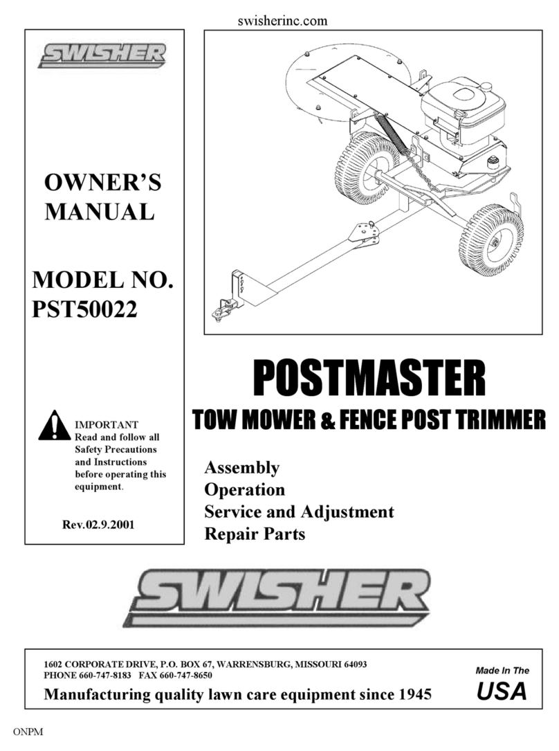 Swisher PST5022 Assembly manual Swisher PST5022 Assembly manual