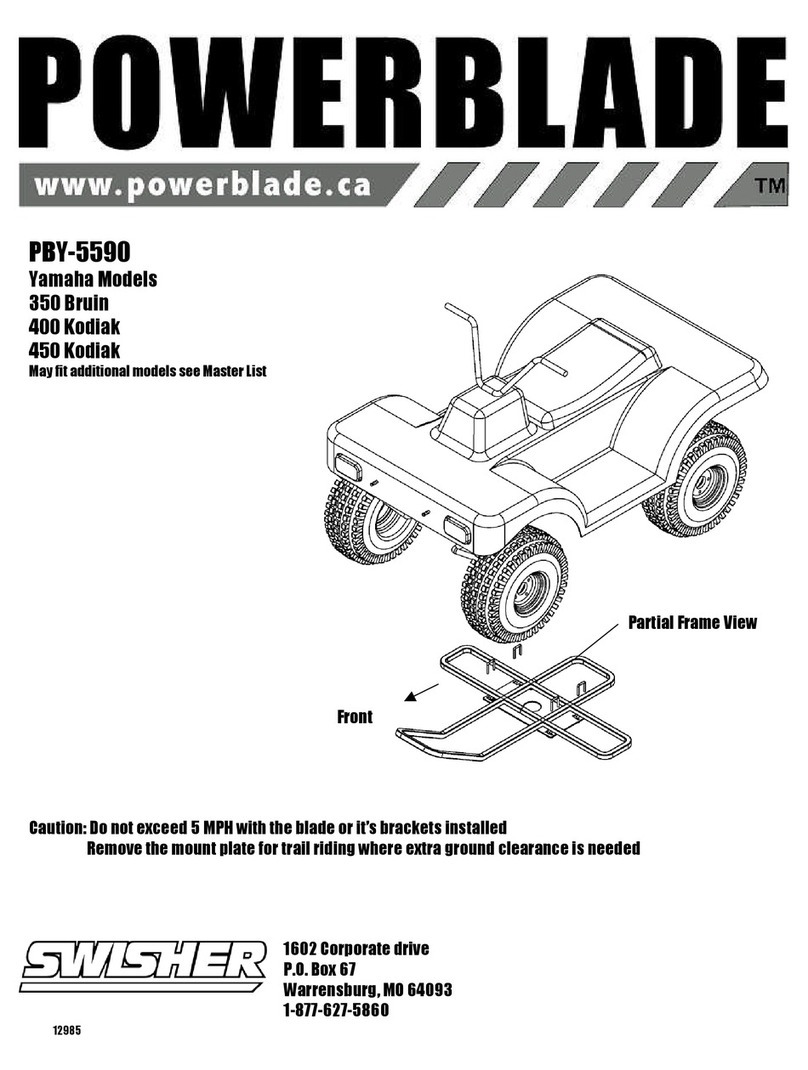 Swisher PowerBlade PBY-5590 User manual