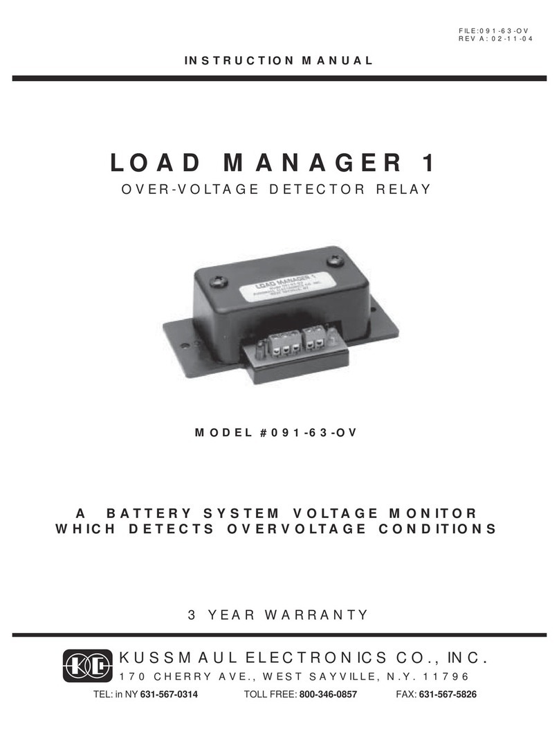 KUSSMAUL 091-63-OV instruction manual