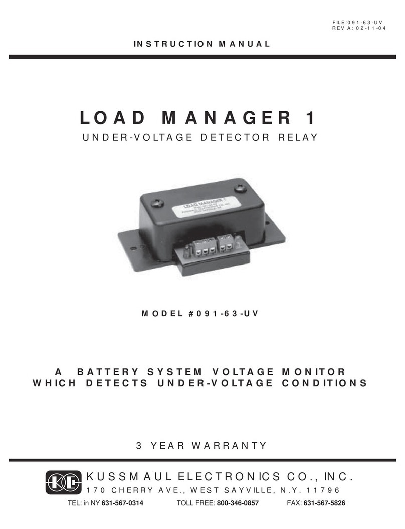 KUSSMAUL 091-63-UV User manual
