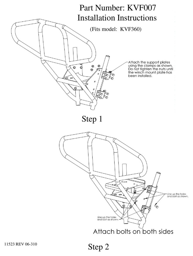 Swisher KVF007 User manual