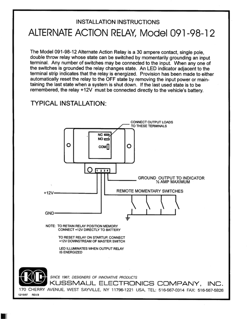 KUSSMAUL 091-98-12 installation instructions KUSSMAUL 091-98-12 installation instructions