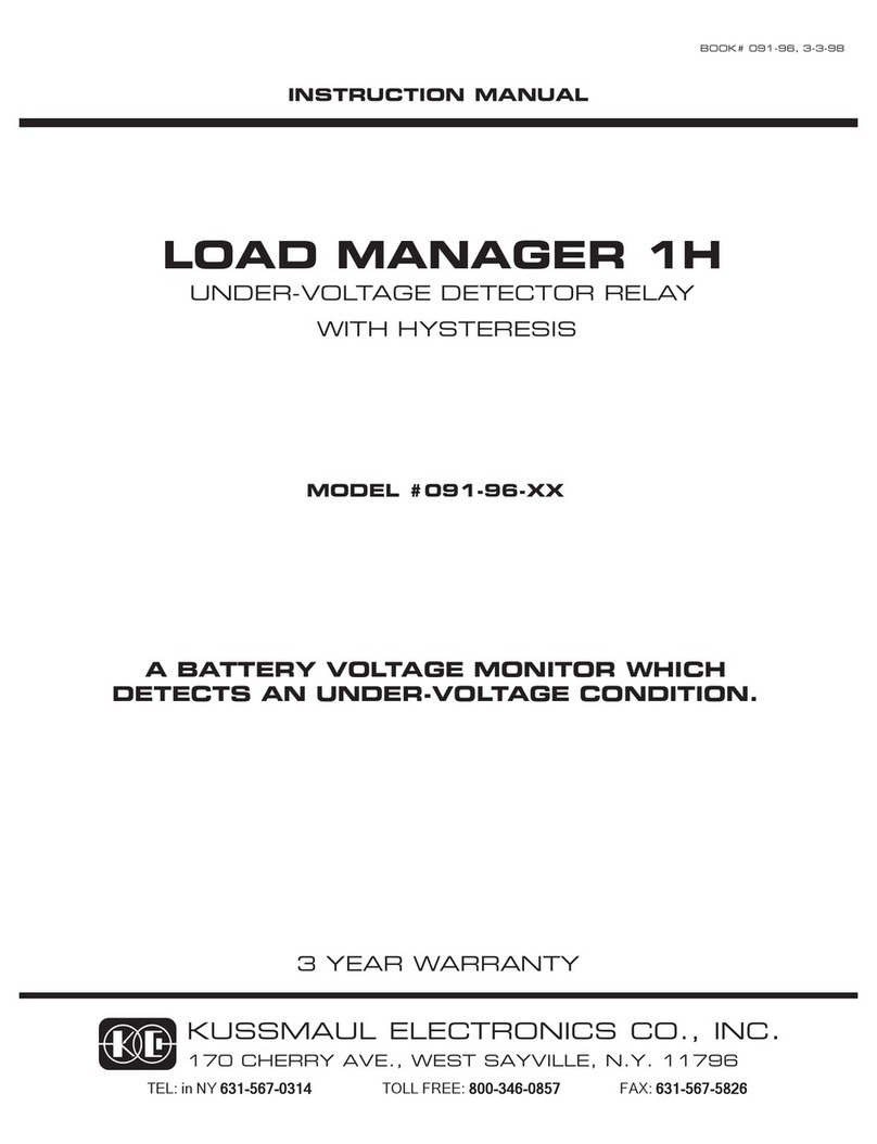 KUSSMAUL 091-96 instruction manual