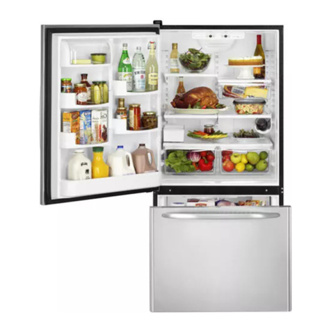 Maytag MBL2256KES - Refrigerator w/ Bottom Freezer User manual