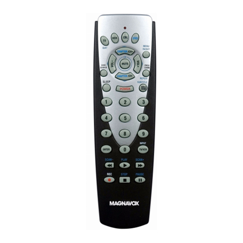 Magnavox MRU1400 - Universal Remote Control User manual