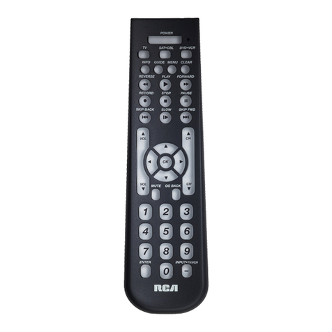 RCA RCR3283 - Universal Remote Control Code List