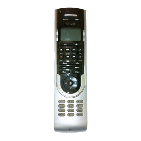 Logitech HARMONY 520 User manual