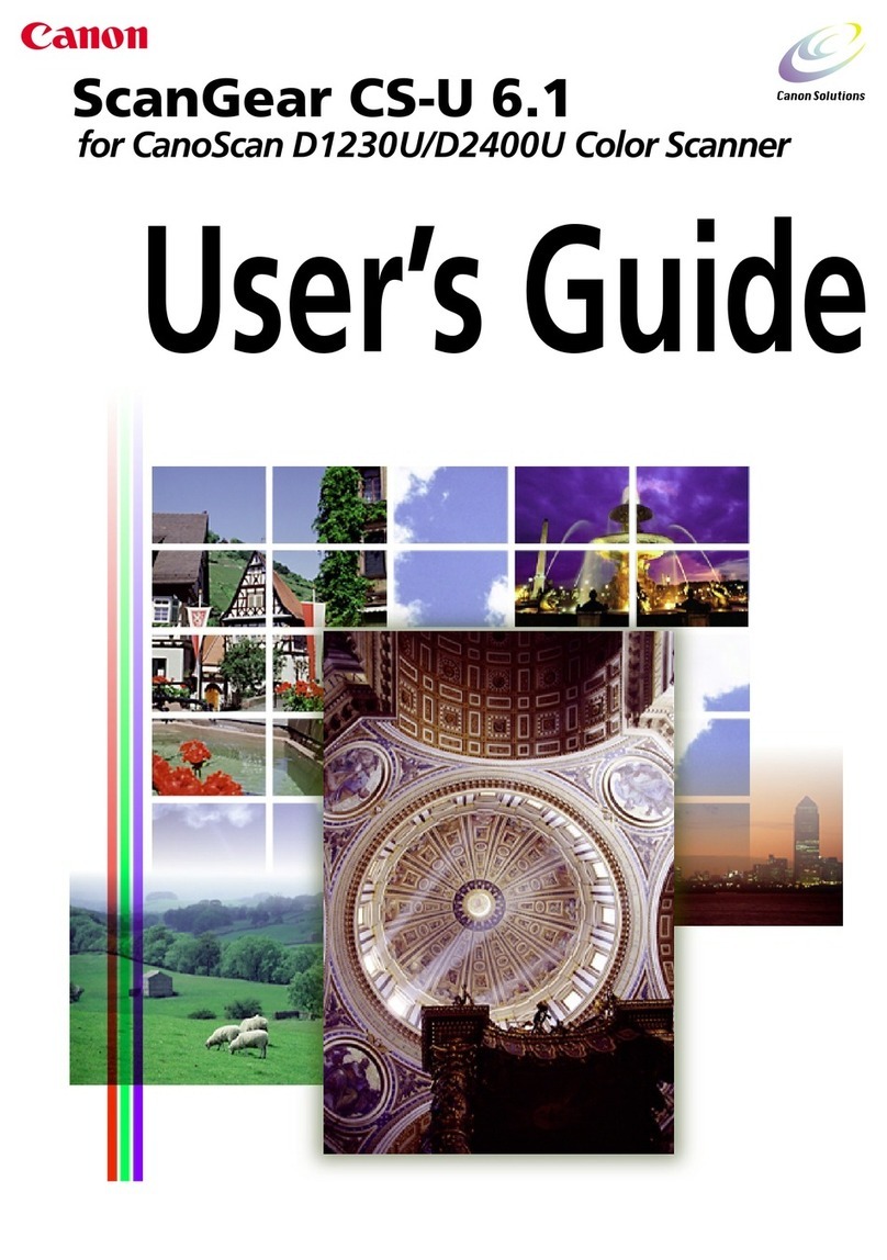 Canon CanoScan D1230UF User manual