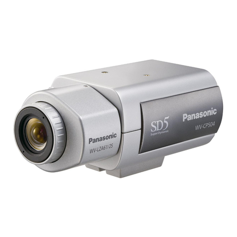 Panasonic WV-CP504 installation guide