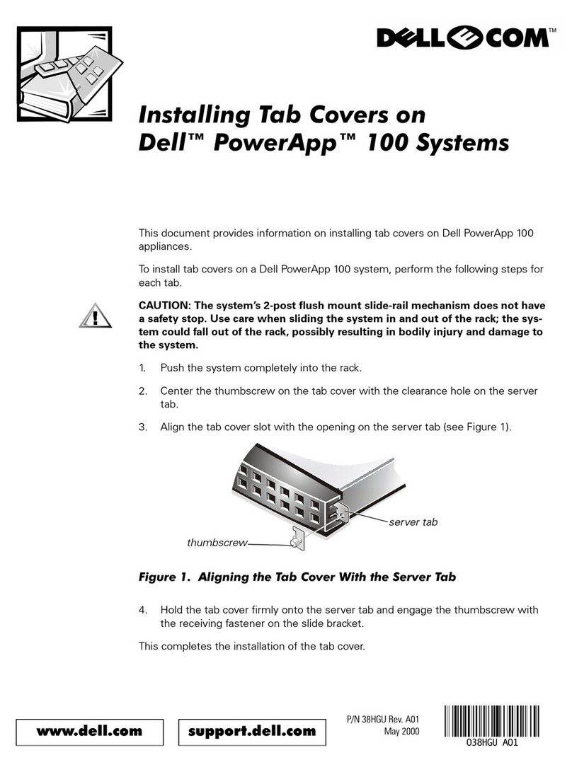 Dell PowerApp .cache 100 User manual