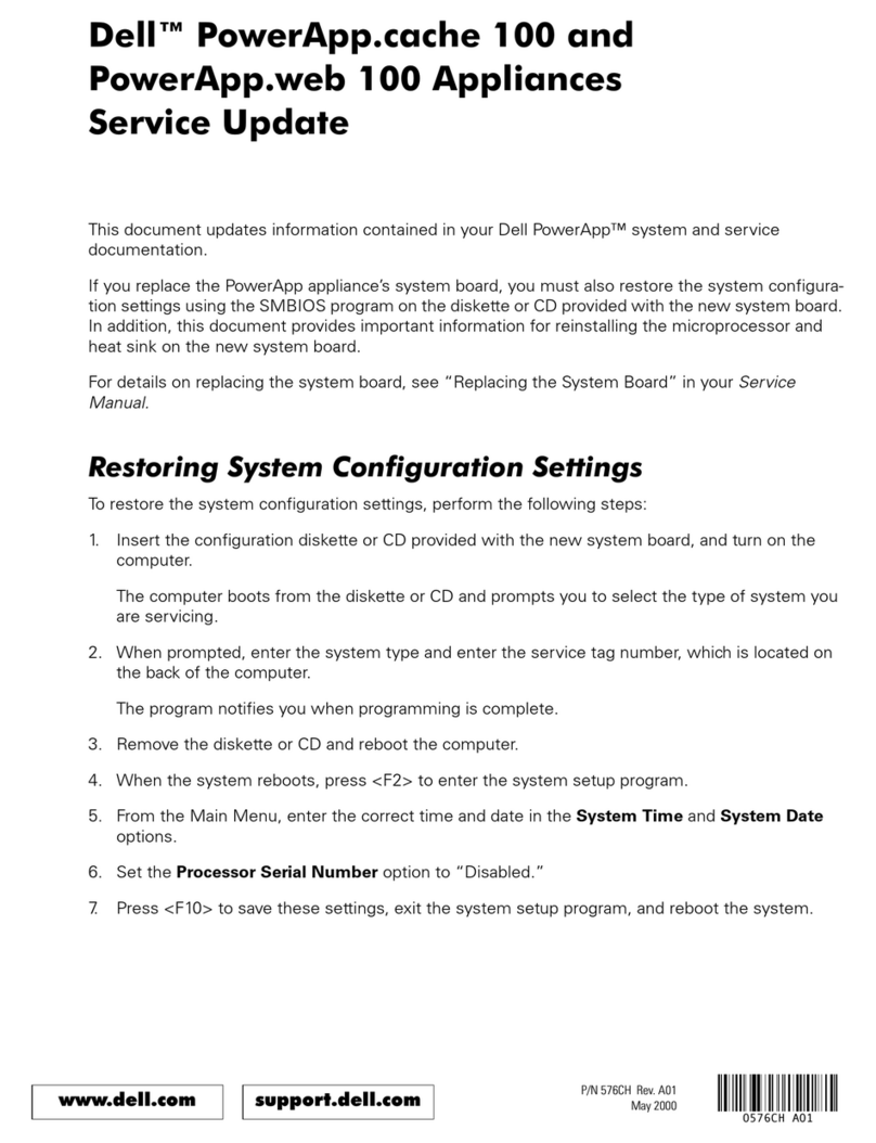 Dell PowerApp .cache 100 Update