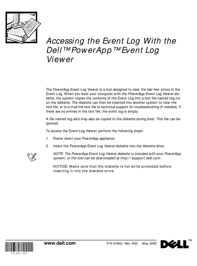 Dell PowerApp .cache 100 Notice