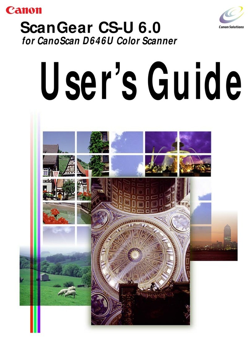 Canon CanoScan D646U user guide
