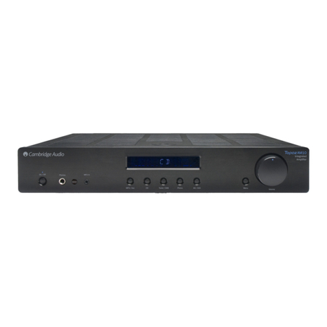 Cambridge Audio Topaz AM10 user manual