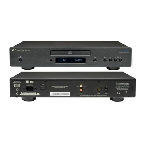 Cambridge Audio AZUR 350C - TECHNICAL User manual