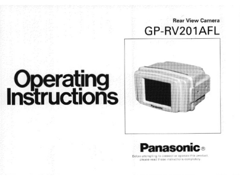 Panasonic GPRV201AFL - REAR VIEW CAMERA User manual