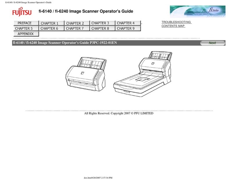 Fujitsu 6240 - fi - Document Scanner Manual Fujitsu 6240 - fi - Document Scanner Manual