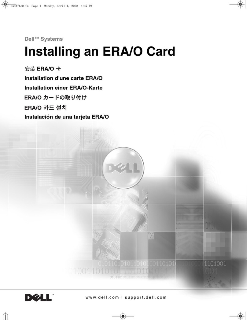 Dell PowerEdge 1650 User manual