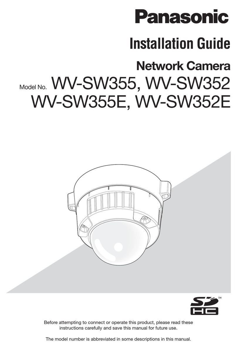 Panasonic WV-SW352 User manual